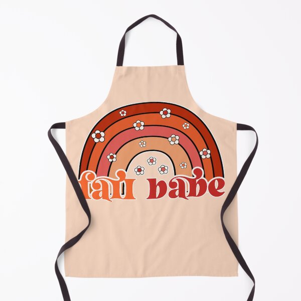 Item preview, Retro Fall Babe Groovy Rainbow Floral Autumn designed and sold by zozo-shop.