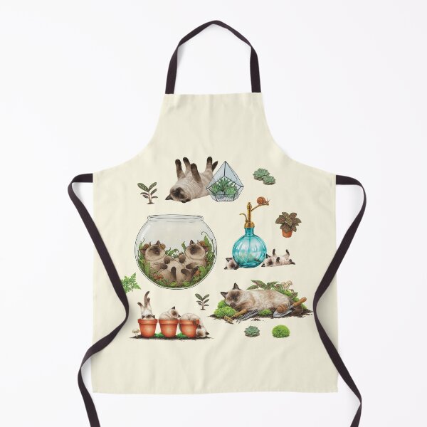 Item preview, Sleepy Siamese Cats and Botanical Terrarium Sticker Pack designed and sold by chillaxcats.