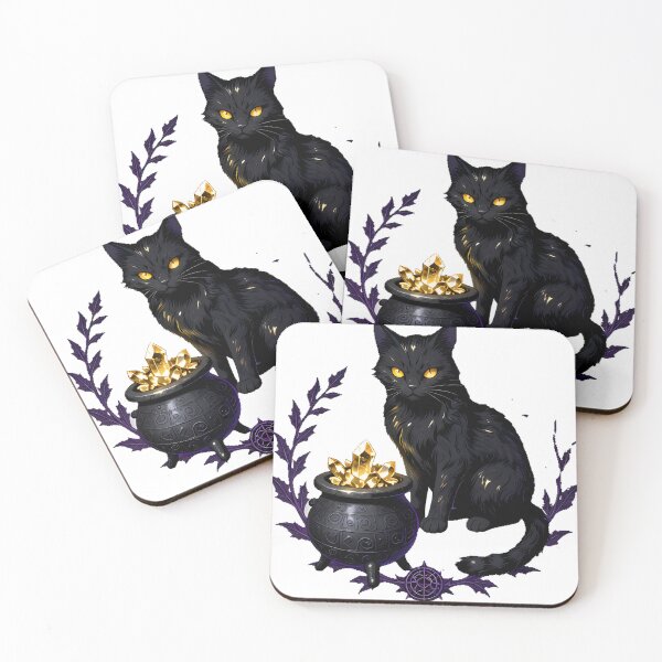 Item preview, Gothic Pyrite Cat Alchemical Crucible designed and sold by IllumeInk.