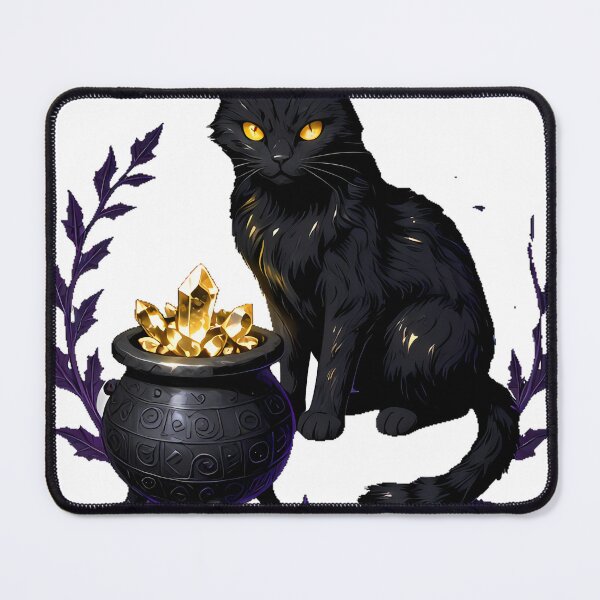 Item preview, Gothic Pyrite Cat Alchemical Crucible designed and sold by IllumeInk.