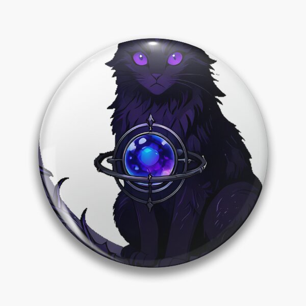 Item preview, Gothic Tanzanite Cat Sorcery Orb designed and sold by IllumeInk.