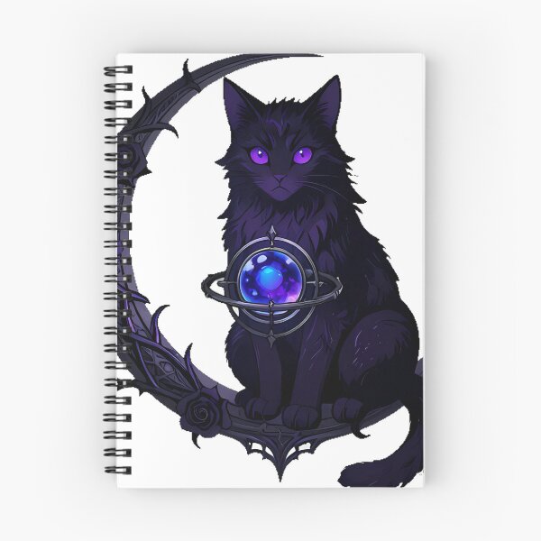 Item preview, Gothic Tanzanite Cat Sorcery Orb designed and sold by IllumeInk.