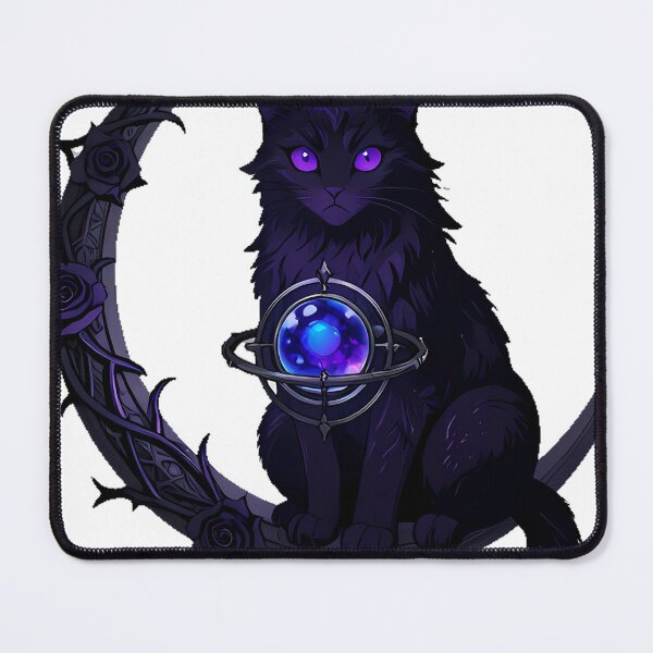 Item preview, Gothic Tanzanite Cat Sorcery Orb designed and sold by IllumeInk.