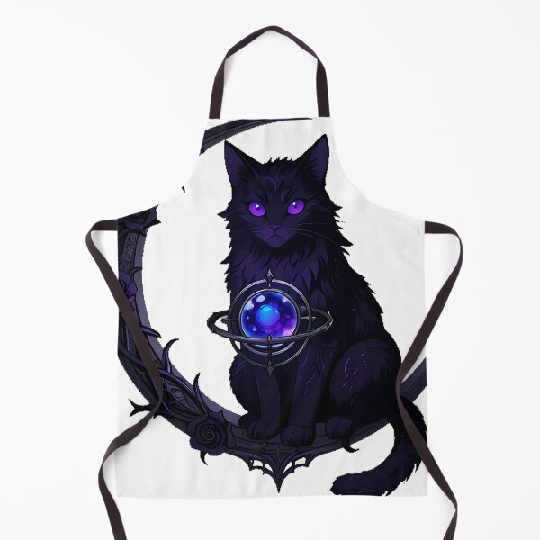 Item preview, Gothic Tanzanite Cat Sorcery Orb designed and sold by IllumeInk.