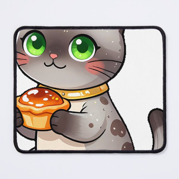Item preview, Cute Egyptian Mau with Honey Fig Tart Icon designed and sold by pumsquare.