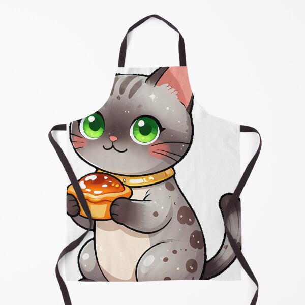 Item preview, Cute Egyptian Mau with Honey Fig Tart Icon designed and sold by pumsquare.