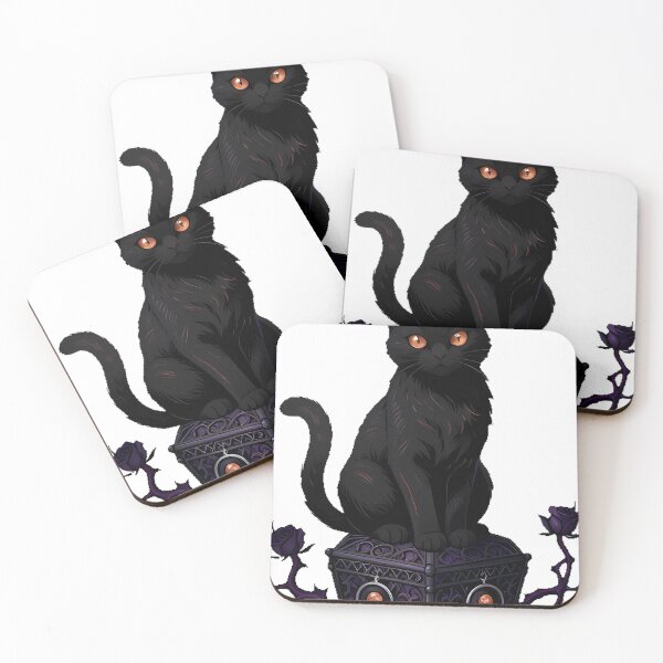 Item preview, Gothic Sunstone Cat Eclipse Reliquary designed and sold by IllumeInk.