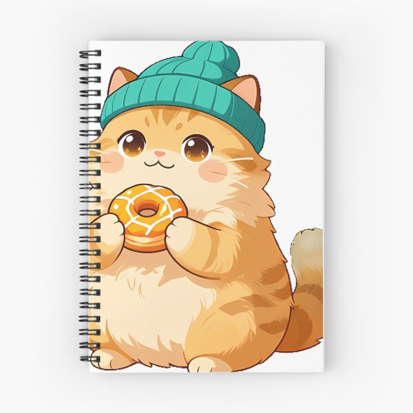 Item preview, Cute Siberian Cat with Pumpkin Donut Icon designed and sold by pumsquare.