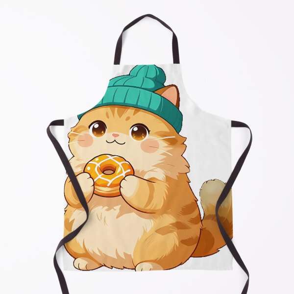 Item preview, Cute Siberian Cat with Pumpkin Donut Icon designed and sold by pumsquare.