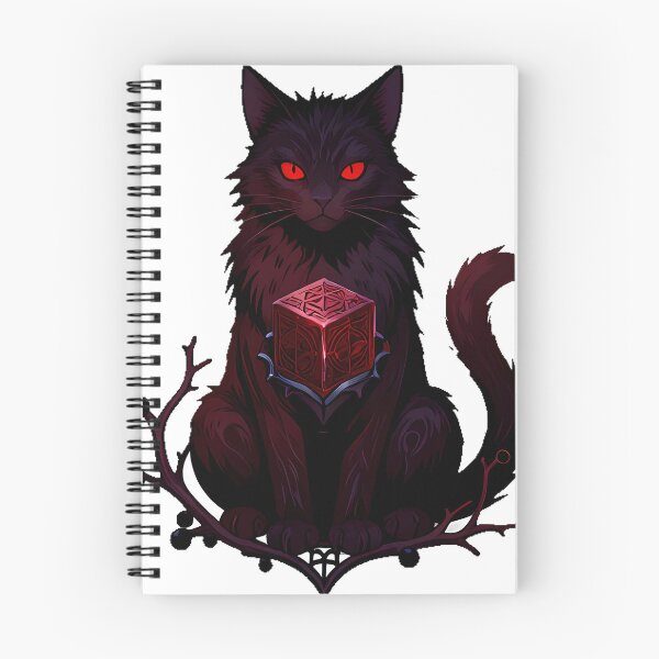 Item preview, Gothic Red Jasper Cat Protection Ward designed and sold by IllumeInk.