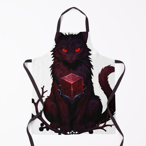 Item preview, Gothic Red Jasper Cat Protection Ward designed and sold by IllumeInk.