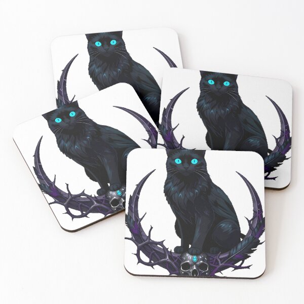 Item preview, Gothic Turquoise Cat Crow Skull Relic designed and sold by IllumeInk.
