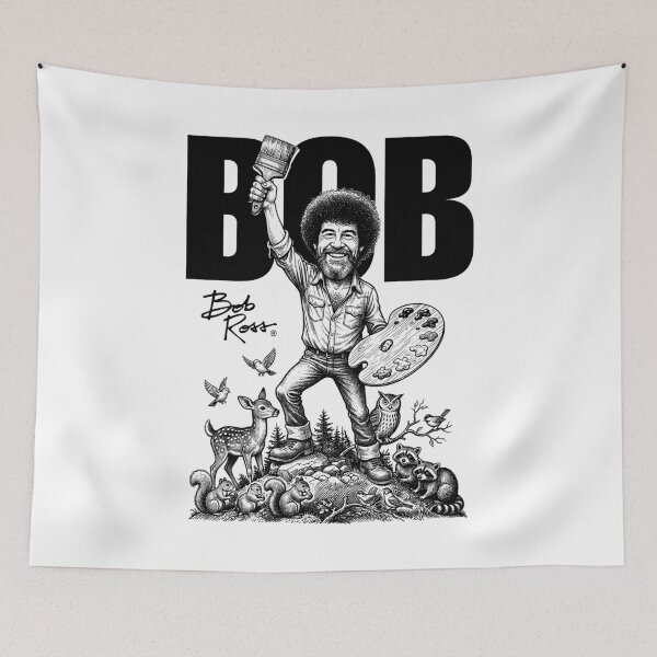 Item preview, Bob Ross Victorious Funny Painter Baby Animals designed and sold by GrandeDuc.
