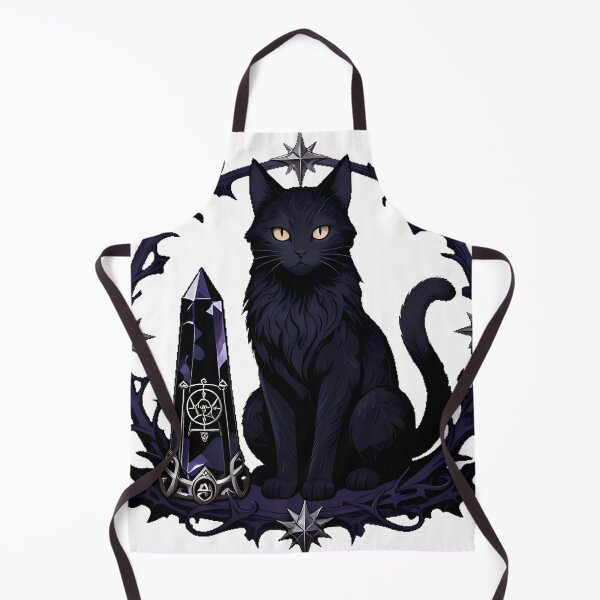 Item preview, Gothic Black Onyx Cat Tarot Altar designed and sold by IllumeInk.