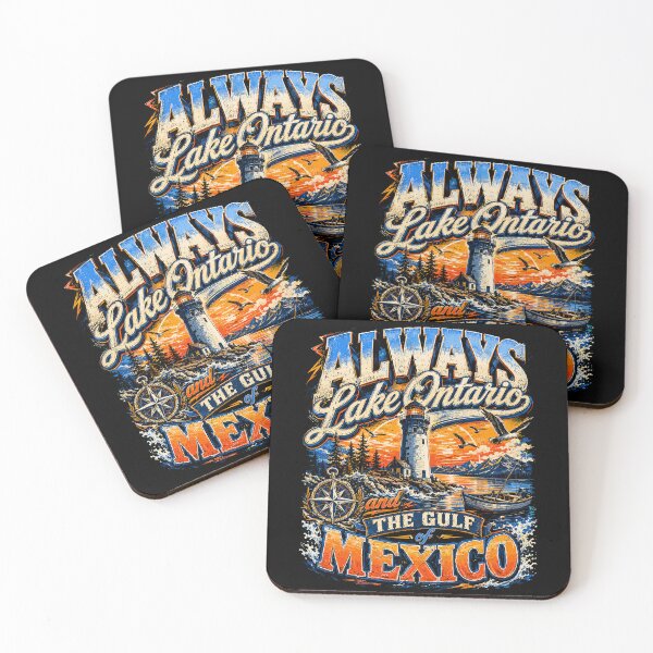 Item preview, Always Lake Ontario and Gulf of Mexico Retro Design designed and sold by HayleePacoch.