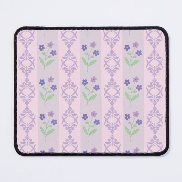 Item preview, Vintage Purple Damask And Floral Striped Seamless Pattern designed and sold by prapapon.