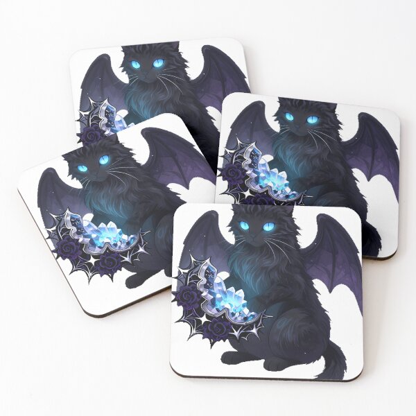Item preview, Gothic Celestite Cat Angelic Relic designed and sold by IllumeInk.