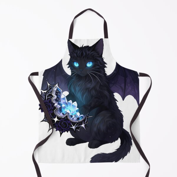 Item preview, Gothic Celestite Cat Angelic Relic designed and sold by IllumeInk.