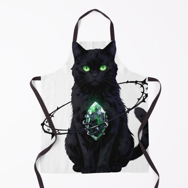 Item preview, Gothic Moldavite Cat Meteorite Talisman designed and sold by IllumeInk.