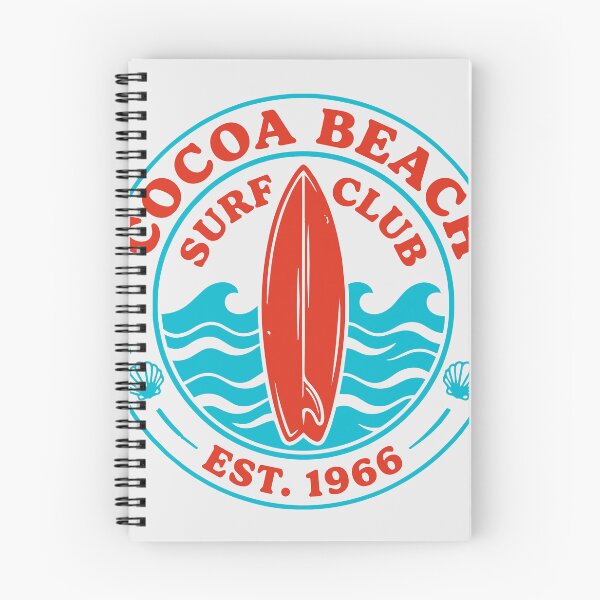 Item preview, Cocoa Beach Surf Club Est. 1966 Teal Wave Badge designed and sold by NUSA NIPA.
