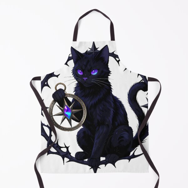 Item preview, Gothic Iolite Cat Twilight Compass Relic designed and sold by IllumeInk.