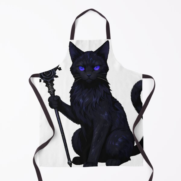 Item preview, Gothic Kyanite Cat Arcane Blade Wand designed and sold by IllumeInk.