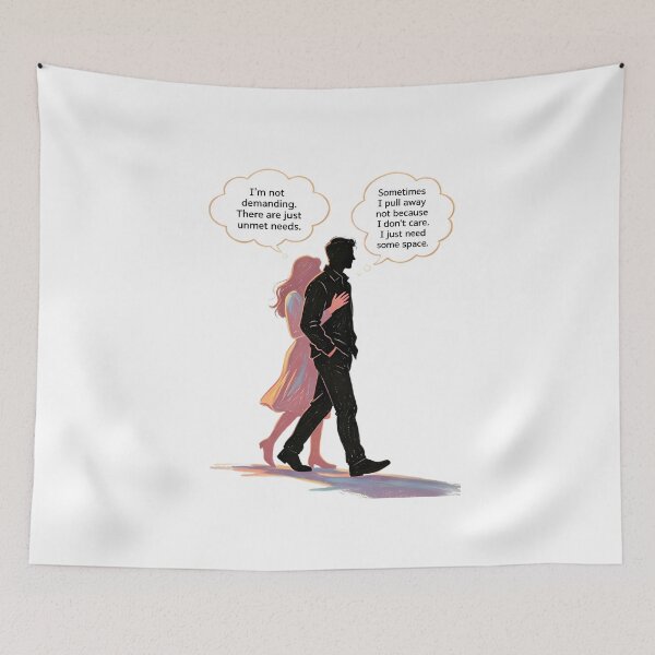Item preview, Unmet Needs vs. Personal Space Relationship Art  designed and sold by Bondingbonding.