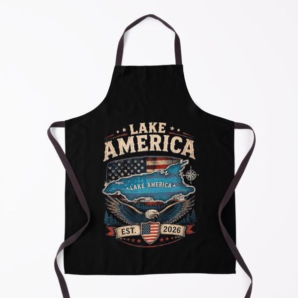 Item preview, Lake America Bald Eagle Patriotic Vintage Design designed and sold by LouisaOReilly.