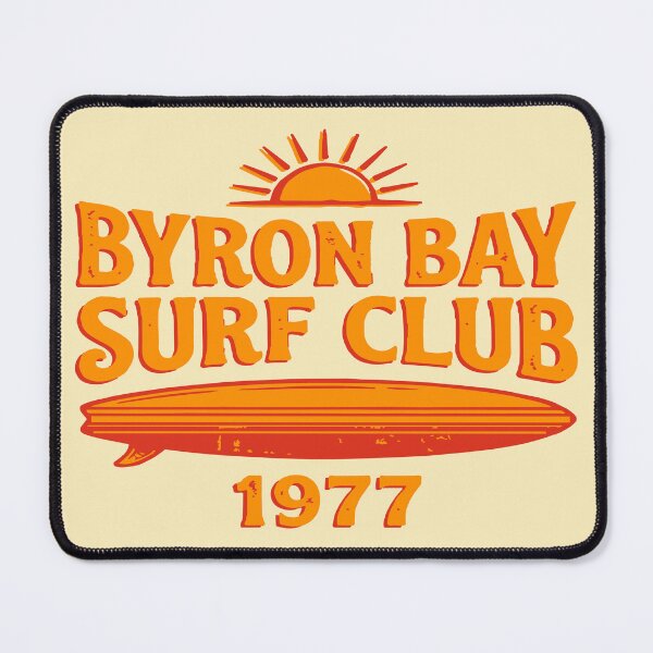 Item preview, Byron Bay Surf Club 1977 Sunrise Typography designed and sold by NUSA NIPA.