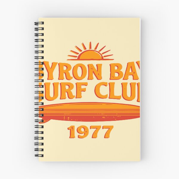 Item preview, Byron Bay Surf Club 1977 Sunrise Typography designed and sold by NUSA NIPA.
