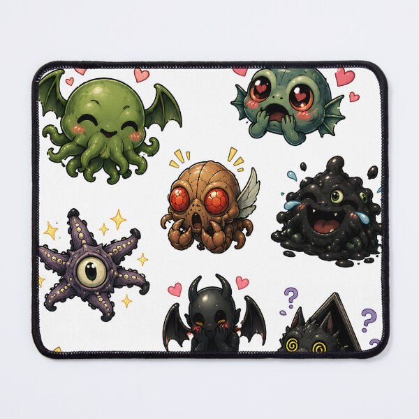 Item preview, Lovecraft Emoji Keyboard Cute Cthulhu Cosmic Horror Creatures designed and sold by Extravanganzza.
