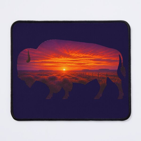 Item preview, Prairie Bison Sunset designed and sold by Swanny's Custom T-shirt and Gift Designs.