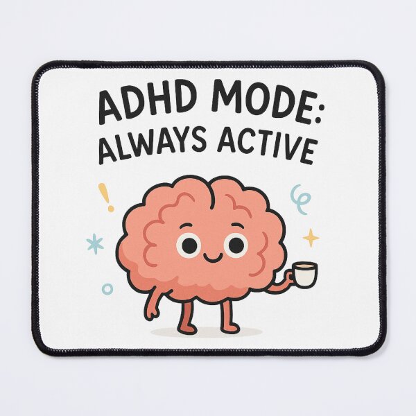 Item preview, ADHD Mode Always Active designed and sold by AlphaPODMonkey.