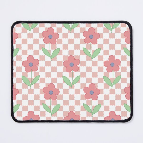 Item preview, Cute Pink Daisy Floral Seamless Checkerboard Pattern designed and sold by prapapon.