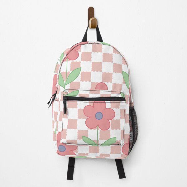 Item preview, Cute Pink Daisy Floral Seamless Checkerboard Pattern designed and sold by prapapon.