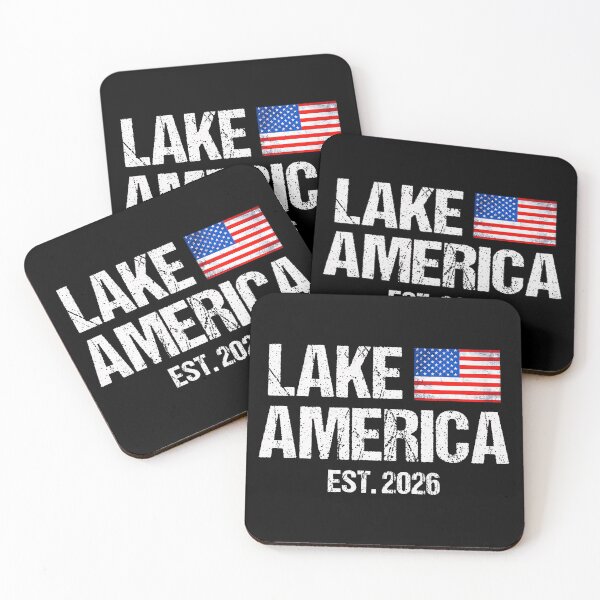 Item preview, Lake America Est 2026 Patriotic Vintage Design designed and sold by LouisaOReilly.