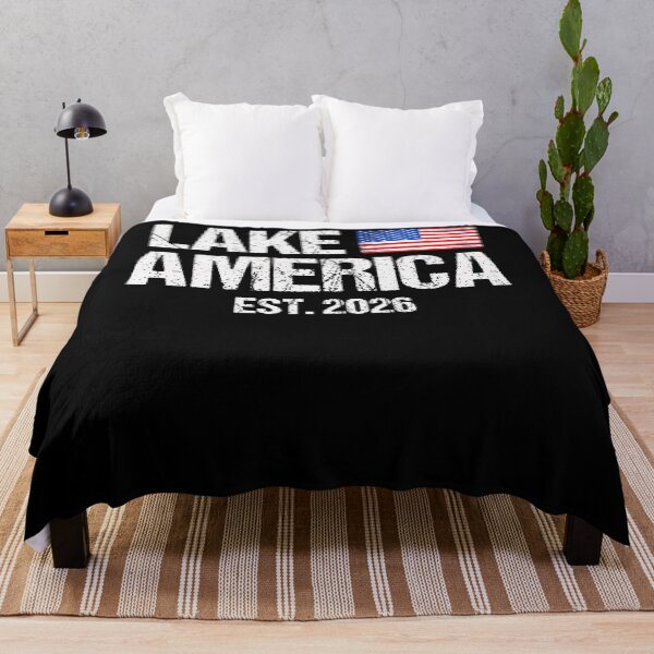 Item preview, Lake America Est 2026 Patriotic Vintage Design designed and sold by LouisaOReilly.