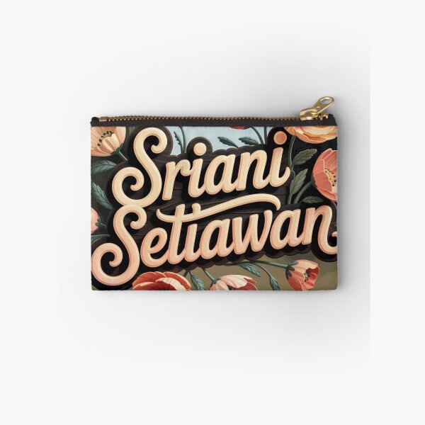 Item preview, Sriani Setiawan Elegant Floral Name Typography designed and sold by NorcrossPENCIL.