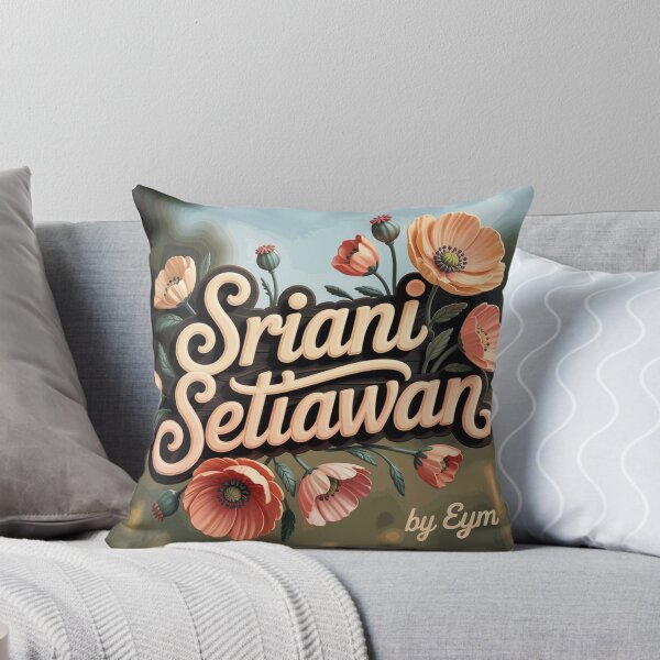 Item preview, Sriani Setiawan Elegant Floral Name Typography designed and sold by NorcrossPENCIL.