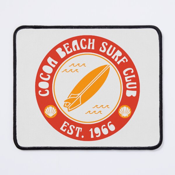 Item preview, Cocoa Beach Surf Club Est. 1966 Shell Badge designed and sold by NUSA NIPA.
