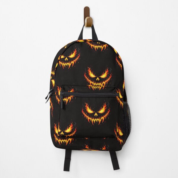 Item preview, Spooky Flaming Pumpkin Face Halloween Decorations designed and sold by Marcu Ioachim.