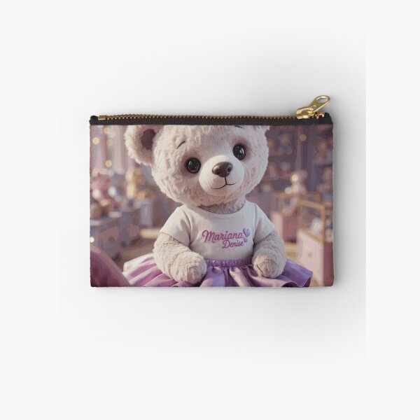 Item preview, Cute Princess Teddy Bear with Crown and Purple Dress designed and sold by NorcrossPENCIL.