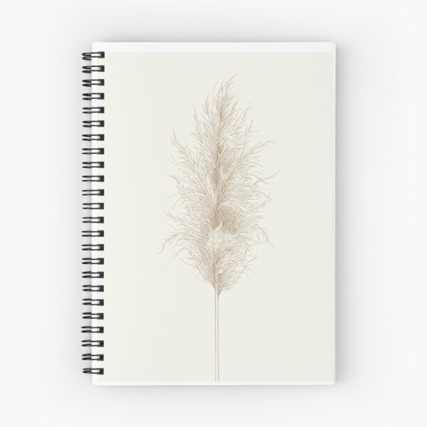 Item preview, Dried Pampas Grass | Minimalist Neutral Line Illustration designed and sold by Zaramodo.