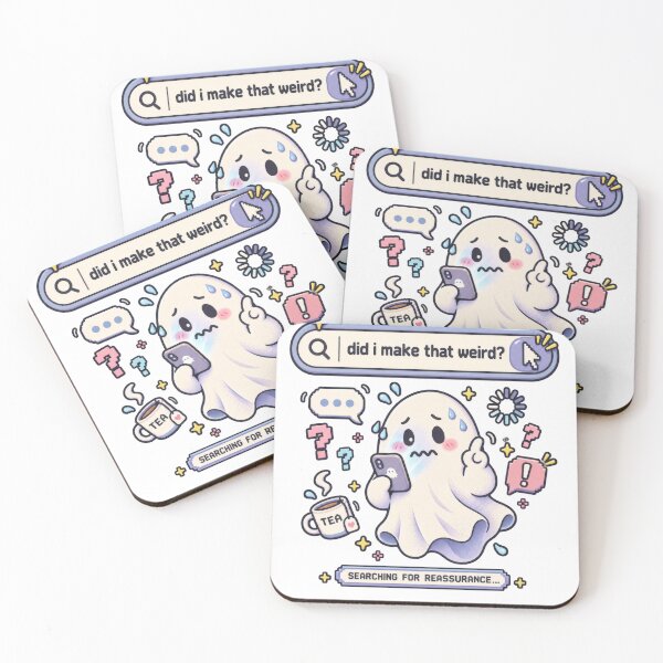 Item preview, Did I Make That Weird Anxious Ghost designed and sold by Trendy-Artistry.
