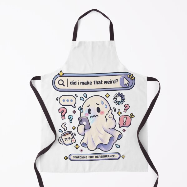 Item preview, ¿Hice Esto Raro? Fantasma Ansioso designed and sold by Trendy-Artistry.