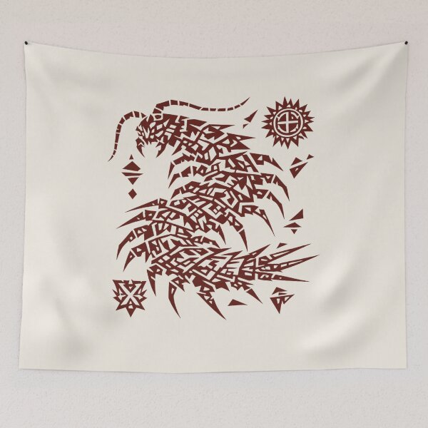 Item preview, Brutalist Tribal Centipede Graphic - Creature Streetwear designed and sold by JonelCrafts.