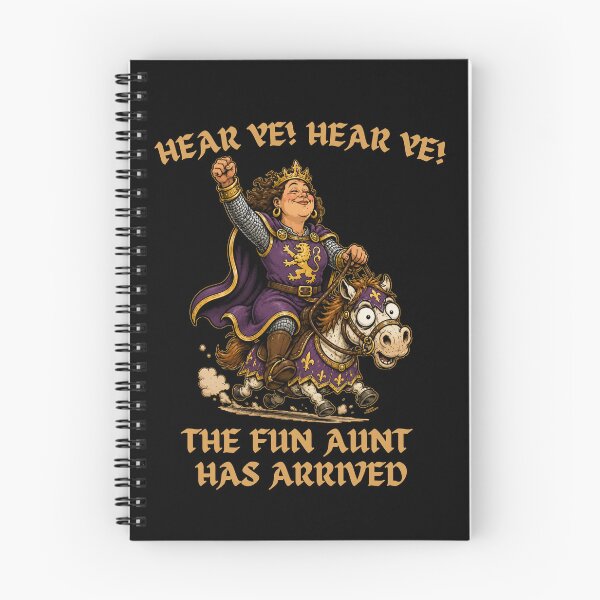 Item preview, Hear Ye Hear Ye The Fun Aunt Has Arrived Medieval Knight designed and sold by GibasVisuals.