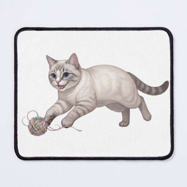 Item preview, Playful Cute Kitten BB Playing With Feather Toy Digital Art designed and sold by PetalsPaws.