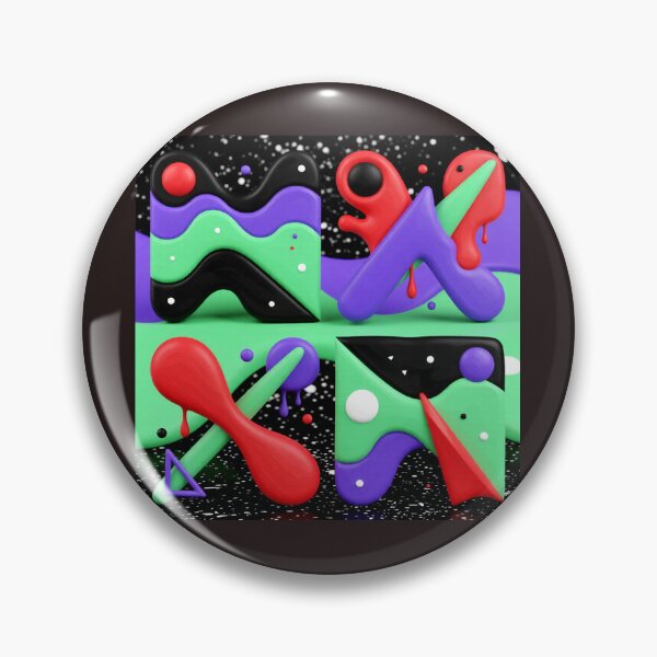 Item preview, dripping dimensions C colorful geometric abstract design designed and sold by SmashingDeals.