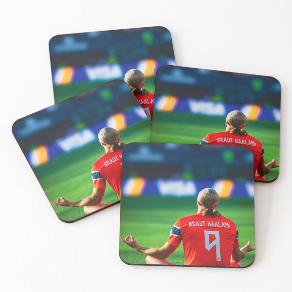 Item preview, Erling Haaland Zen Meditation: Norway National Team Retro Football Poster designed and sold by ArchiveHue.